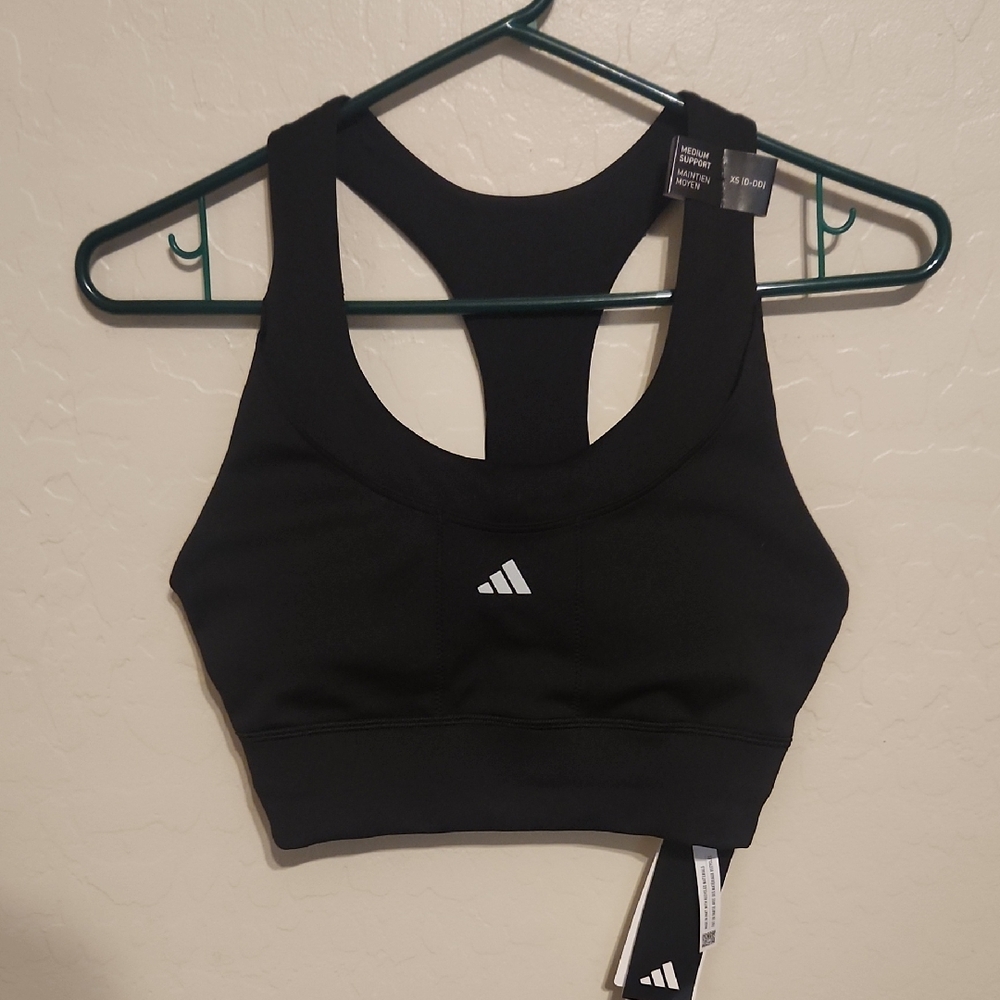 Adidas Black Training Sports Bra